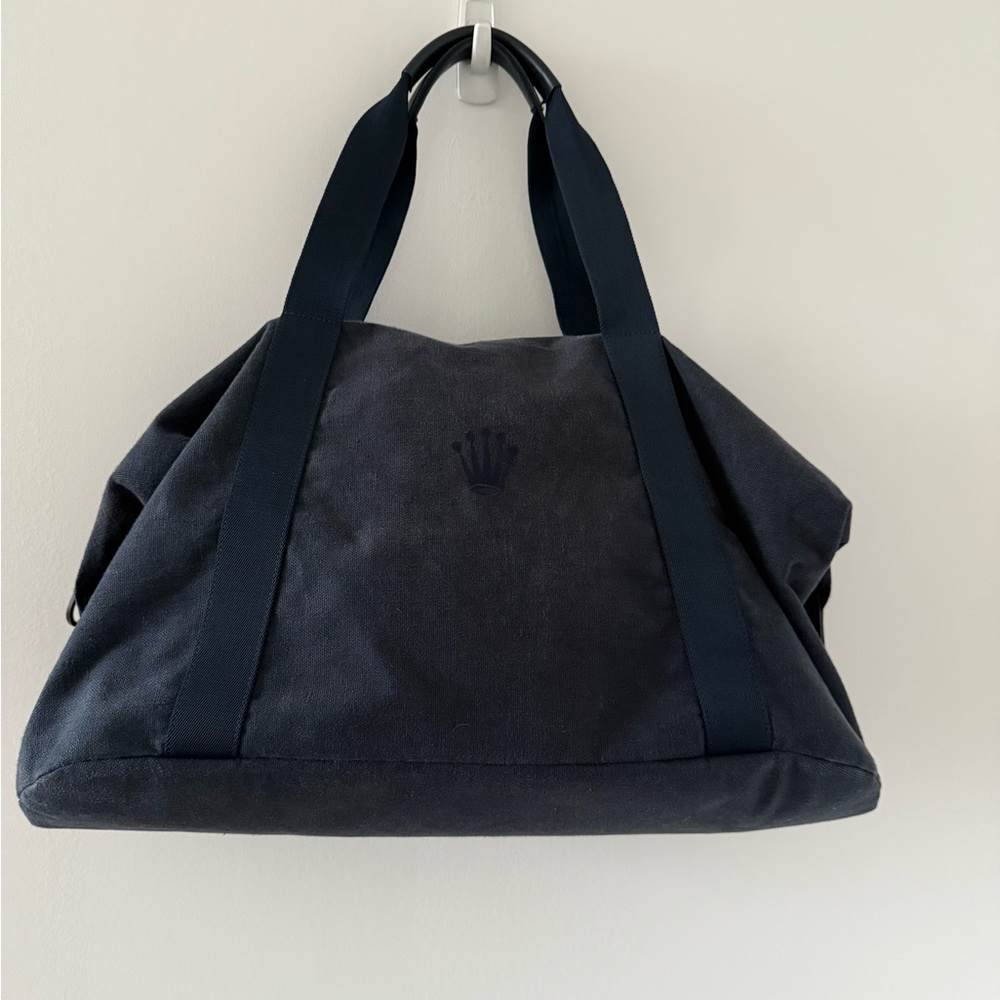ROLEX Blue Canvas Duffel Bag Collector Item